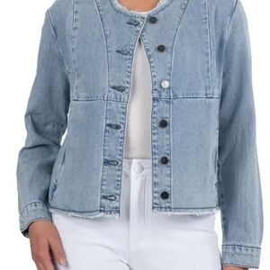 Kut from the Kloth Light Blue Jean Jacket